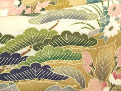 平和屋着物■豪華黒留袖 作家物 風景文 正絹 逸品 DABF4479cd