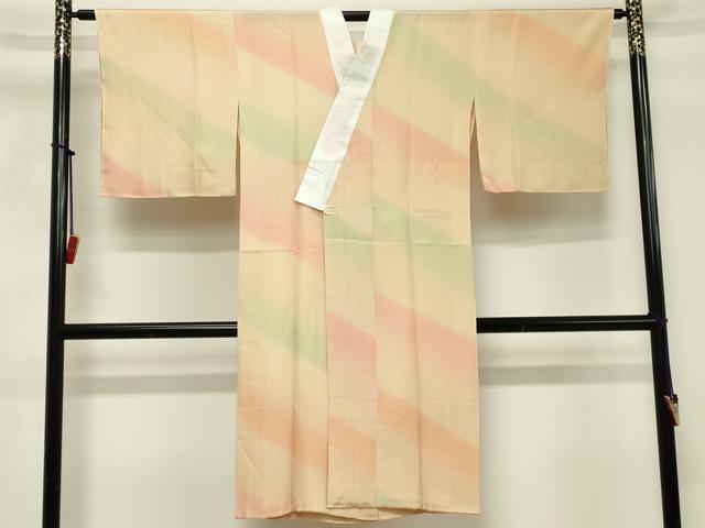 平和屋着物■長襦袢　無双仕立て　霞文　正絹　逸品　DABF4481cd