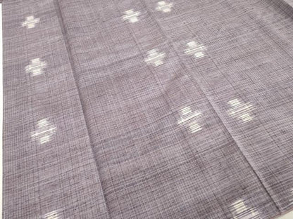 平和屋着物■上質な紬 格子 正絹 逸品 DABF4492cd