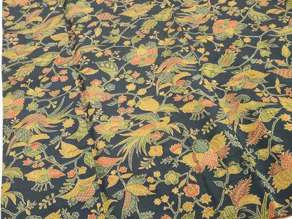 平和屋着物■上質な小紋 紬地 花鳥文 正絹 逸品 DABF4495cd