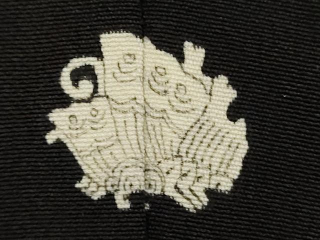 平和屋着物■豪華黒留袖 作家物 駒刺繍 扇面吉祥花文 鼓 暈し染め 金彩 正絹 逸品 DABF4501cd