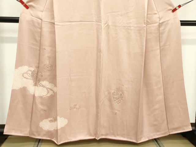 平和屋着物■訪問着　絞り　器物文様　正絹　逸品　DABF4513cd