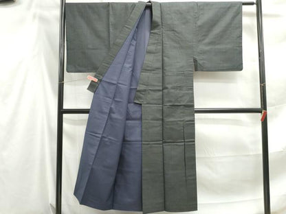 平和屋着物■男性　本場大島紬　7マルキ　霞文　正絹　逸品　DABF4522qa