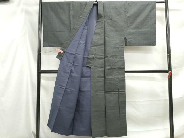平和屋着物■男性　本場大島紬　7マルキ　霞文　正絹　逸品　DABF4522qa