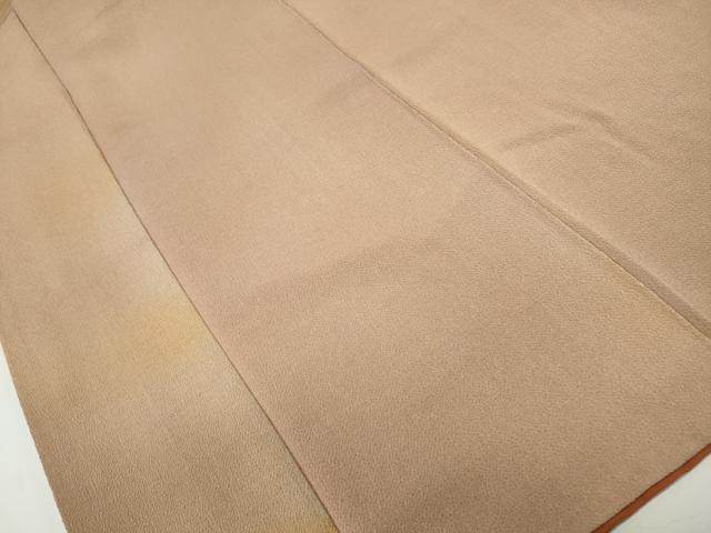 平和屋着物■上質な小紋　霞文　暈し染め　鬼しぼ縮緬　正絹　逸品　DABF4524qa