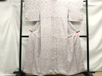 平和屋着物■上質な小紋　立波文　正絹　逸品　DABF4532qa