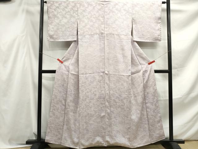 平和屋着物■上質な小紋　立波文　正絹　逸品　DABF4532qa