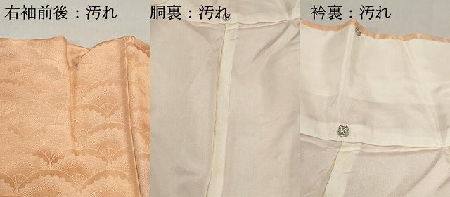 平和屋着物□上質な小紋 青海波文 暈し染め 正絹 逸品 DABF4538qa