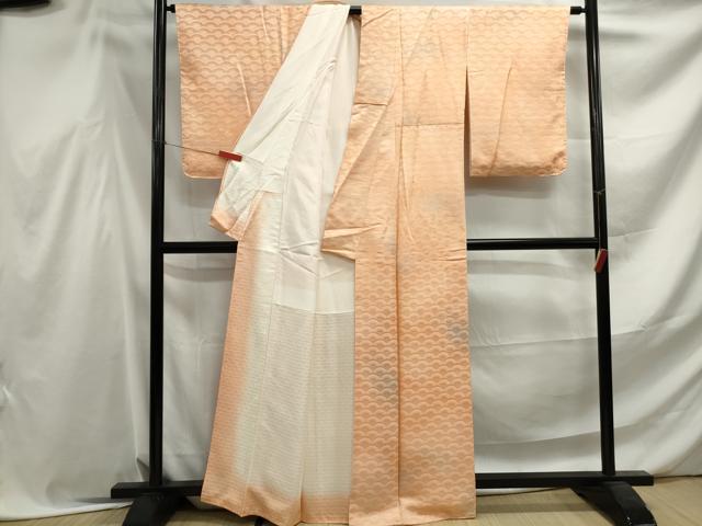 平和屋着物■上質な小紋 青海波文 暈し染め 正絹 逸品 DABF4538qa