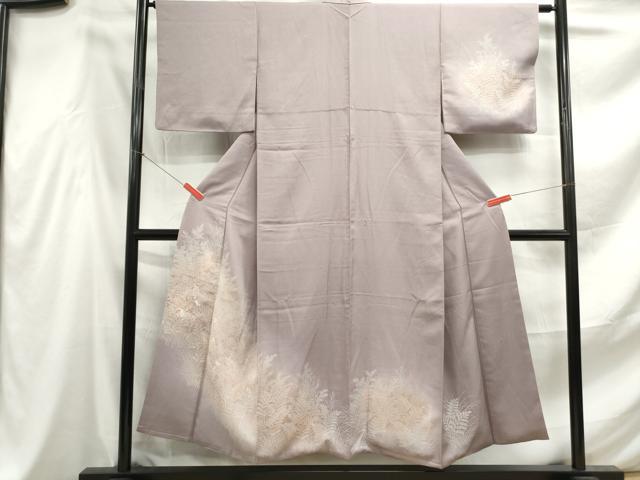 平和屋着物■訪問着　霞草花文　暈し染め　正絹　逸品　DABF4567qa