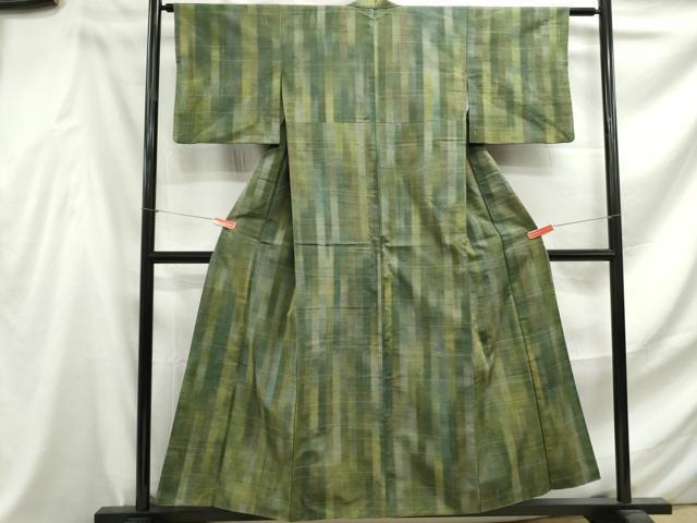 平和屋着物■上質な紬 間道 正絹 逸品 DABF4596qa