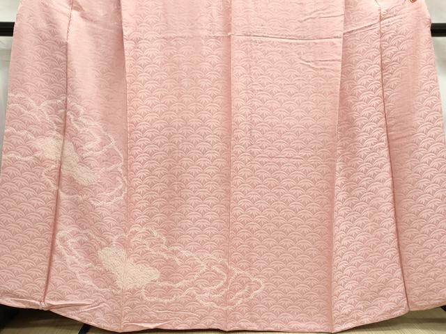 平和屋着物■訪問着　絞り　笹葉尽くし　正絹　逸品　DABF4611qa