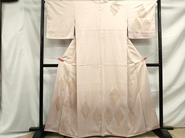 平和屋着物■訪問着　花菱文　暈し染め　正絹　逸品　DABF4616qa