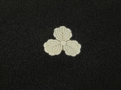 平和屋着物■五代 歌舞伎役者　坂東八十助　黒留袖　駒刺繍　祇園祭　金銀彩　正絹　逸品　DABF4634qa