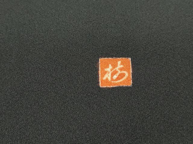 平和屋着物■豪華黒留袖　友禅　作家物　風景文　正絹　逸品　DABF4728qa