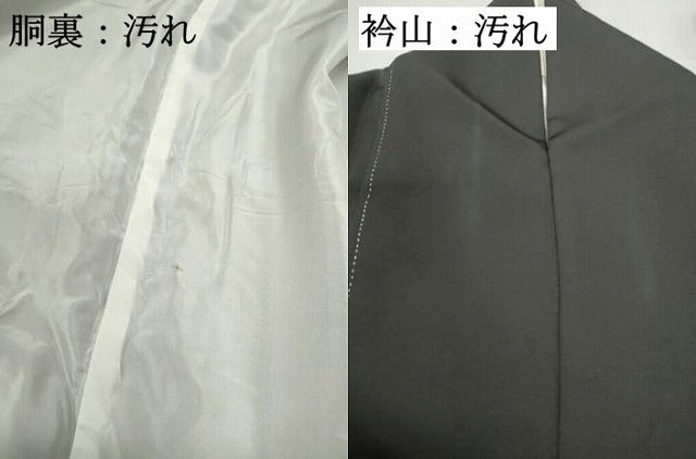 平和屋着物■中国三大刺繍 相良刺繍 黒留袖 作家物 寿光織 飛鶴枝松文 暈し染め 金彩 金糸 正絹 逸品 DABF4741qa