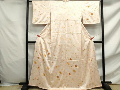 平和屋着物■訪問着 駒刺繍 舞花楓文 正絹 逸品 DABF4746qa