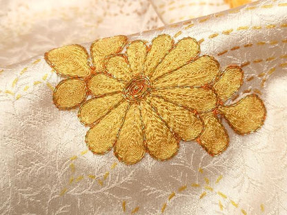 平和屋着物■訪問着 駒刺繍 舞花楓文 正絹 逸品 DABF4746qa