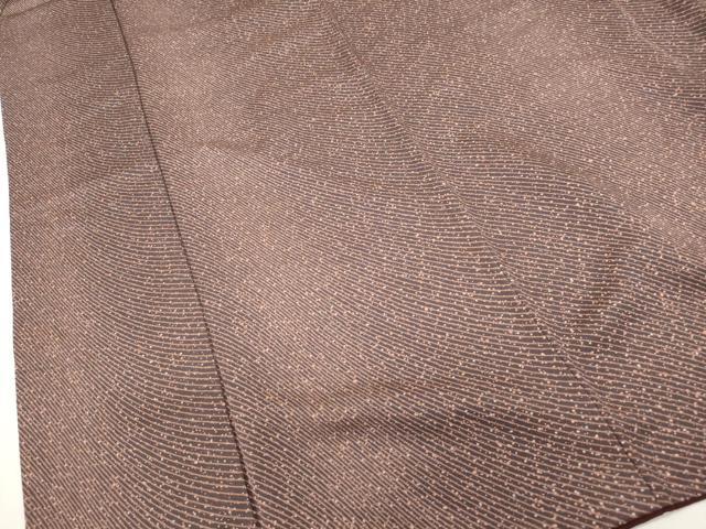 平和屋着物■上質な小紋 霞斜縞文 暈し染め 正絹 逸品 DABF4750qa