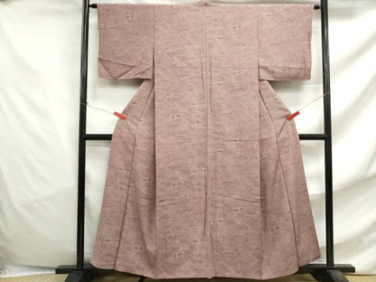 平和屋着物■上質な小紋 立波文 正絹 逸品 DABF4755qa