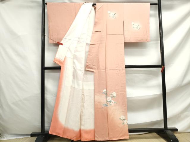 平和屋着物■訪問着 枝花文 暈し染め 金彩 正絹 逸品 DABF4765qa