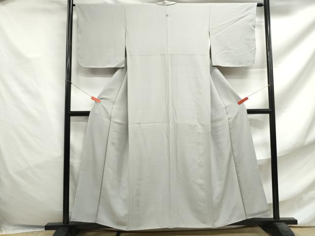 平和屋着物■上質な色無地 月白色 正絹 逸品 DABF4766qa