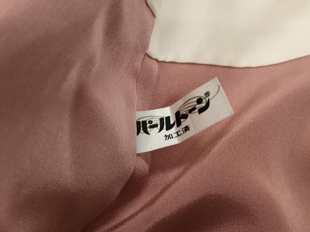 平和屋着物■上質な色無地 珊瑚色 正絹 逸品 DABF4791qa