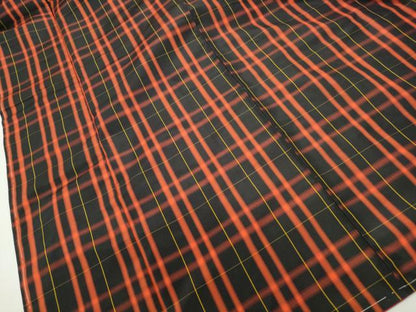 平和屋着物■本場縞大島紬 格子 正絹 逸品 DABF4802qa