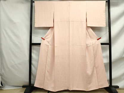 平和屋着物■上質な色無地 一斤染色 正絹 逸品 DABF4803qa