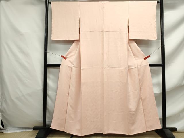 平和屋着物■上質な色無地 一斤染色 正絹 逸品 DABF4803qa