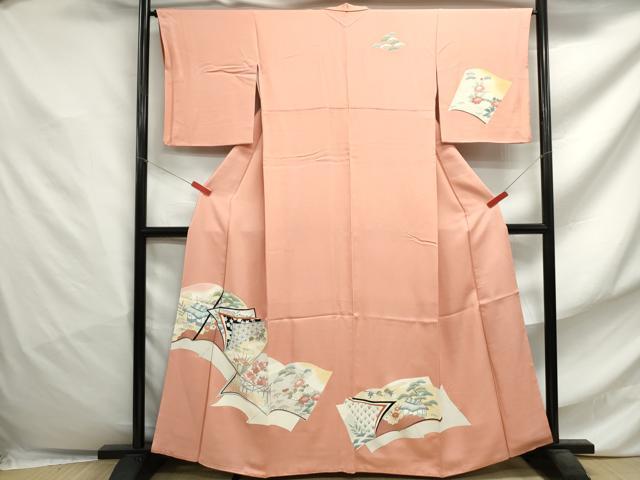 平和屋着物■訪問着　冊子風景文　金彩　ますいわ屋扱い　正絹　逸品　DABF4808qa
