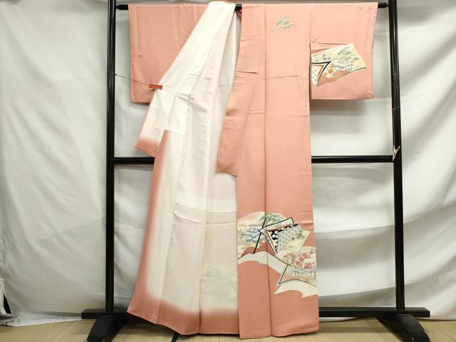 平和屋着物■訪問着　冊子風景文　金彩　ますいわ屋扱い　正絹　逸品　DABF4808qa