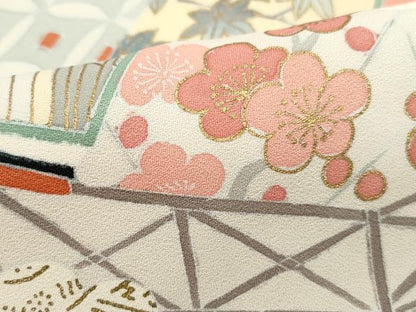 平和屋着物■訪問着　冊子風景文　金彩　ますいわ屋扱い　正絹　逸品　DABF4808qa