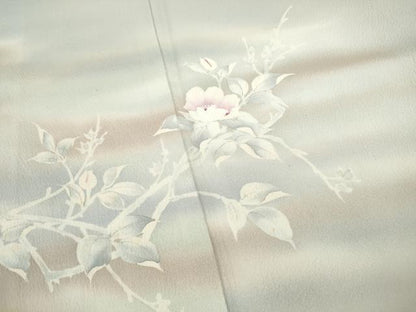 平和屋着物■訪問着　作家物　枝花文　暈し染め　正絹　逸品　DABF4828qa