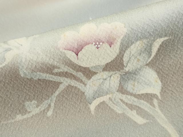平和屋着物■訪問着　作家物　枝花文　暈し染め　正絹　逸品　DABF4828qa