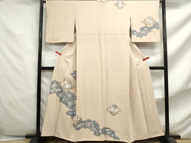 平和屋着物■訪問着　辻が花　絞り　正絹　逸品　DABF4834qa
