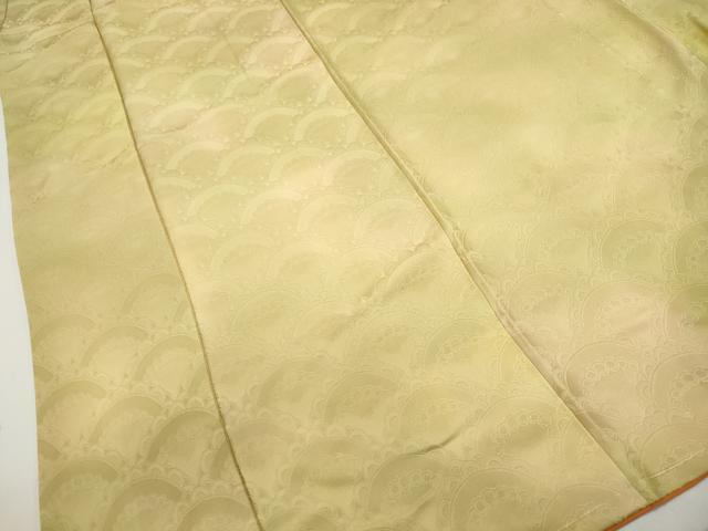 平和屋着物■上質な小紋　青海波文　暈し染め　正絹　逸品　DABF4841qa