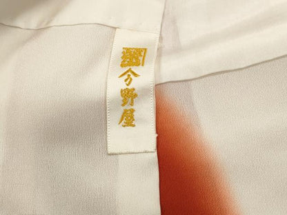 平和屋着物■上質な小紋　作家物　霞斜縞文　暈し染め　正絹　逸品　DABF4843qa
