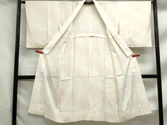 平和屋着物■長襦袢　無双仕立て　舞花文　暈し染め　正絹　逸品　DABF4844qa