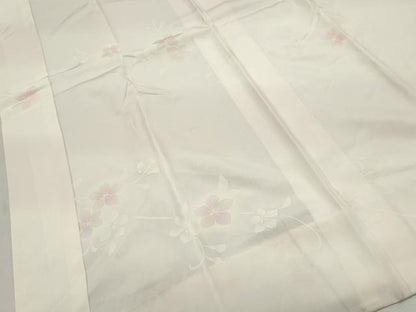 平和屋着物■長襦袢　無双仕立て　舞花文　暈し染め　正絹　逸品　DABF4844qa