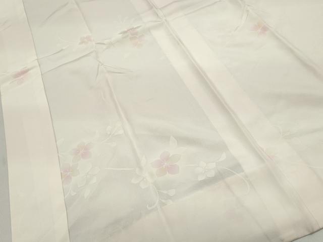 平和屋着物■長襦袢　無双仕立て　舞花文　暈し染め　正絹　逸品　DABF4844qa