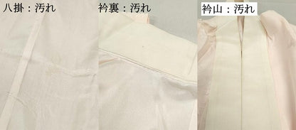 平和屋着物■長襦袢　袷　花蝶文　暈し染め　正絹　逸品　DABF4845qa