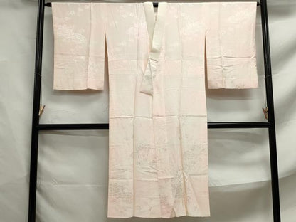 平和屋着物■長襦袢　袷　花蝶文　暈し染め　正絹　逸品　DABF4845qa