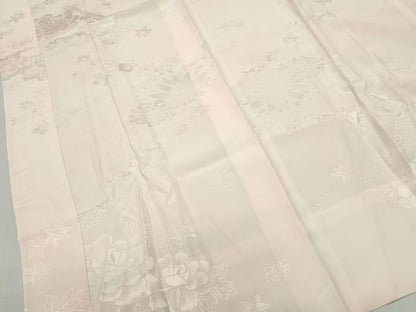 平和屋着物■長襦袢　袷　花蝶文　暈し染め　正絹　逸品　DABF4845qa