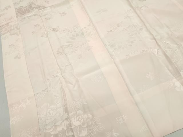 平和屋着物■長襦袢　袷　花蝶文　暈し染め　正絹　逸品　DABF4845qa