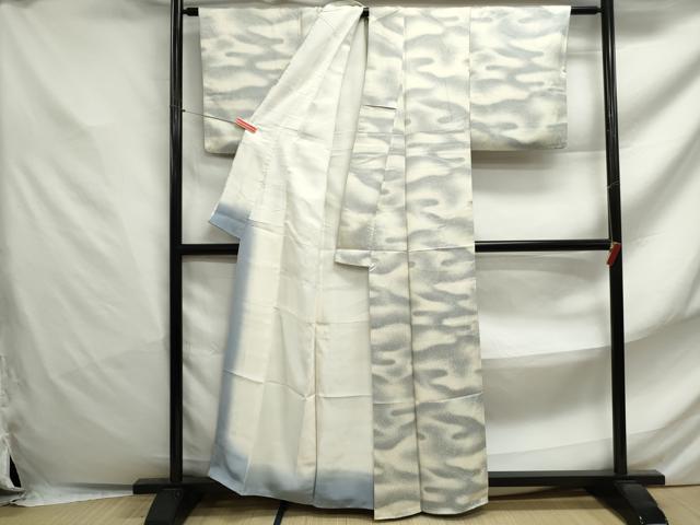 平和屋着物■上質な小紋　霞文　正絹　逸品　DABF4854qa