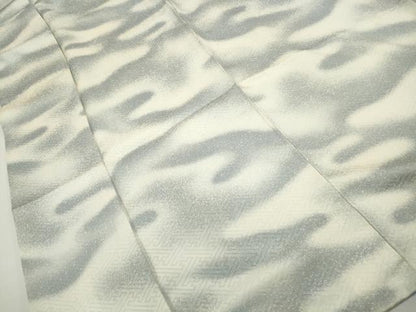 平和屋着物■上質な小紋　霞文　正絹　逸品　DABF4854qa