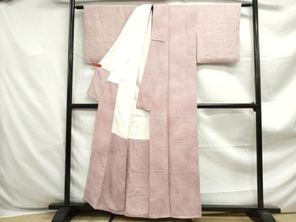 平和屋着物■上質な小紋　霞文　正絹　逸品　DABF4862qa