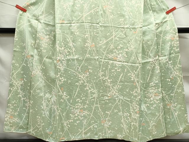 平和屋着物■上質な小紋　霞文　正絹　逸品　DABF4863qa