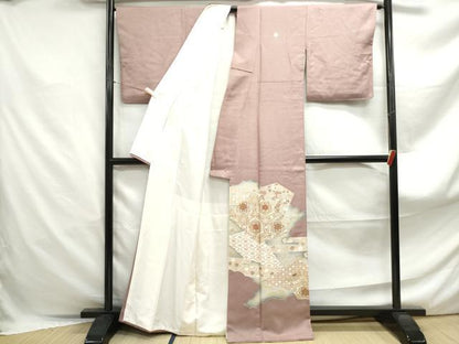 平和屋着物■豪華色留袖　切嵌正倉院花文　暈し染め　金彩　正絹　逸品　DABF4878qa